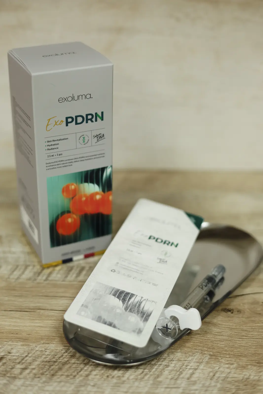 Препарат Exoluma Exo-PDRN у пакованні